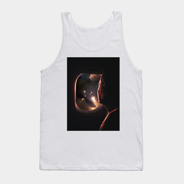 Space transfer Tank Top by lacabezaenlasnubes